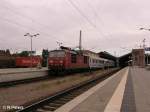 180 017-6 verl�sst Frankfurt/Oder mit BWE EC41 nach Warschau.