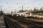 401 008-8  Lichtenfels  als Leer ICE am Heimeranplatz in M�nchen.