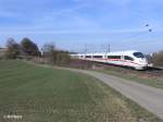 403 031-8 „Westerland/Sylt“ als ICE 787 Hamburg – M�nchen bei Fahlenbach.