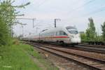 411 052-4  Travem�nde  als ICE23 Dortmund - Wien bei Regensburg Ost.
