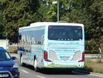 Setra 415 LE Business der Anklamer Verkehrsgesellschaft mbH in Anklam.