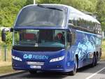 Neoplan Cityliner von GFB-Reisen aus Deutschland in Sassnitz.