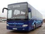 Mercedes Tourismo RH von Becker-Strelitz Reisen aus Deutschland in Neubrandenburg.