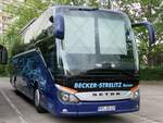 Setra 515 HD von Becker-Strelitz Reisen aus Deutschland in Neubrandenburg.