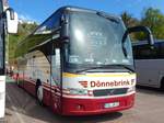 Volvo 9700 von Dönnebrink aus Deutschland im Stadthafen Sassnitz.