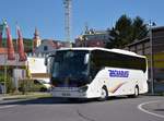 Setra 515 HD von Zacharias Reisen aus der BRD 2017 in Krems.
