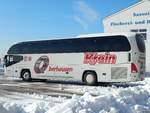 Neoplan Cityliner von Krein aus Deutschland im Stadthafen Sassnitz.