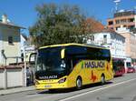 setra-500er/824952/254787---haslach-kempten---ke-hx (254'787) - Haslach, Kempten - KE-HX 37 - Setra am 4. September 2023 beim Bahnhof Memmingen