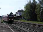 612 170-1 f�hrt durch Wunsiedel-Holenbrunn als RE 3449/3789 Dresden.