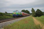218 443  Donna  als RE2 RE4862 München - Hof bei Naabdemenreuth.