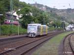 VT017 verl�sst Bacharach mit einer RB nach Mainz.