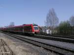 612 481 als RE 3460 Dresden – N�rnberg HBF in Marktredwitz.