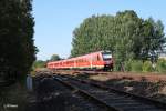 Nachschuss auf 612 153-7 + 612 980-3 als umgeleiteter Franken-Sachsen-Express IRE 3086 Dresden - N�rnberg bei Sch�nfeld.