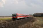 928 429 als RE 59796 Sch�lerverst�rkungszug bei Oberteich.