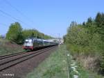 183 001 mit ALX84111 Hof – M�nchen bei Altegolsheim.