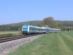 223 063 mit ALX84111 Hof - M�nchen bei Oberteich.