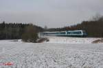 223 067 und 223 063 mit dem ALX84115 Hof - M�nchen bei Oberteich.