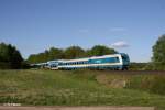 223 067 mit dem ALX84121 Hof - M�nchen bei Sch�nfeld.