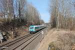 223 067 mit dem ALX84115 Hof - M�nchen bei Reuth bei Erbendorf.24.03.13