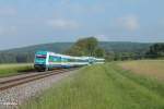 223 067 mit dem ALX84109 Hof - M�nchen bei Oberteich.