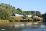 223 069 mit ALX84109 Hof nach M�nchen bei Oberteich.