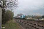 223 063 zieht bei Schönfeld den ALX84106 München - Hof.11.04.14