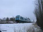 223 069 verl�sst Wiesau/Oberpfalz mit den ALX37979 nach M�nchen.