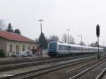 223 066 f�hrt in Buchloe mit den ALX39961/38711 M�nchen HBF.