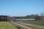 233 069 mit dem ALX84115 Hof - M�nchen bei Oberteich.