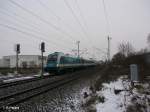 183 005 durchf�hrt Obertraubling mit den ALX87006 nach Hof.