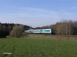 223 067 zieht den ALX87021 nach M�nchen bei Oberteich.