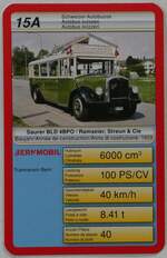 Thun/773763/234514---quartett-spielkarte-mit-svb-bern (234'514) - Quartett-Spielkarte mit SVB Bern Nr. 7 am 12. April 2022 in Thun