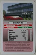 Thun/809503/247984---quartett-spielkarte-mit-der-kurze (247'984) - Quartett-Spielkarte mit Der Kurze am 3. April 2023 in Thun