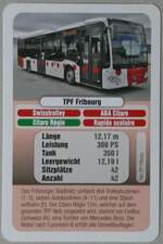 Thun/824212/254263---quartett-spielkarte-mit-citaro-rgio (254'263) - Quartett-Spielkarte mit Citaro R�gio Nr. 85 am 27. August 2023 in Thun