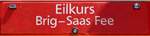 (289'367) - Routentafel - Eilkurs Brig-Saas Fee - am 4.