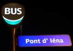 (167'304) - RATP-Haltestellenschild - Paris, Pont d'Ina - am 17. November 2015