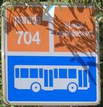 andorra-la-vella/747095/185503---andorra-haltestellenschild---andorra-la (185'503) - Andorra-Haltestellenschild - Andorra la Vella, Pla�a Copr�nceps - am 28. September 2017