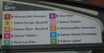 (142'385) - Trace-Haltestellenschild - Colmar, Gare - am 8.