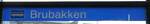 (289'033) - Bus-Haltestellenschild - Lillehammer, Brubakken - am 19.