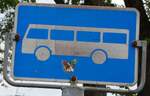(288'854) - Flybuss-Haltestellenschild - Mo i Rana - am 17.