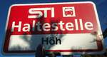 (136'70) - STI-Haltestellenschild - Heimenschwand, Hh - am 21.