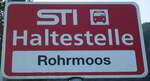 sti-3/741356/136838---sti-haltestellenschild---pohlern-rohrmoos (136'838) - STI-Haltestellenschild - Pohlern, Rohrmoos - am 22. November 2011