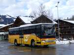 (270'720) - PostAuto Bern - Nr. 3/BE 707'891/PID 4535 - (ex Kbli, Gstaad Nr. 3) am 6. Januar 2025 beim Bahnhof Gstaad