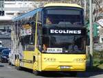 Neoplan Skyliner von Ecolines aus Lettland in Berlin.