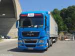 MAN Sattelzug gesehen am 16.07.2013 in Baden-W�rttemberg