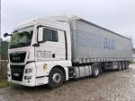MAN TGX 18.460 Sattelzug aus der Ukraine in Plau am See.