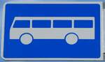 (288'724) - Nordlandsbuss-Haltestellenschild - Svolvaer, Sentrum Lofotgata - am 16.