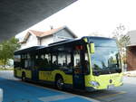 schaan/756933/229518---aus-oesterreich-landbus-oberes (229'518) - Aus Oesterreich: Landbus Oberes Rheintal, Feldkirch - FK 3 FCD - Mercedes am 20. Oktober 2021 beim Bahnhof Schaan