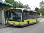(154'221) - Landbus Unterland, Dornbirn - BD 13'414 - Mercedes am 20. August 2014 beim Bahnhof Bregenz