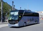 Schweiz/861775/266263---aus-oesterreich-bitschi-bludenz (266'263) - Aus Oesterreich: Bitschi, Bludenz - BZ 451 ET - Setra am 27. August 2024 beim Bahnhof Sargans